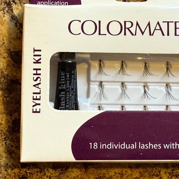Colormates Eyelash Kit Singles Fills False Lashes Adhesive Gel Easy Application - Picture 5 of 8